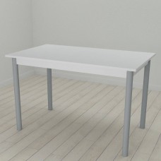 Стол кухонный Ferrum-decor Бенита 75x120x70 Серый ДСП Белое 16мм (FRD-106278)