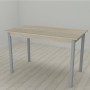 Стол кухонный Ferrum-decor Бенита 75x120x60 Серый ДСП Сонома 16мм (FRD-106270)
