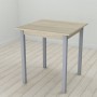 Стіл кухонний Ferrum-decor Дієго 75x70x70 Сірий ДСП Сонома 16мм (FRD-106297)