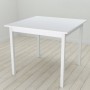 Стол кухонный Ferrum-decor Диего 75x80x80 Белый ДСП Белое 16мм (FRD-106302)