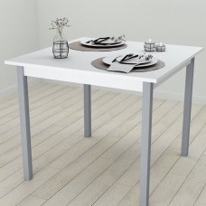 Стол кухонный Ferrum-decor Диего 75x90x90 Серый ДСП Белое 16мм (FRD-106314)