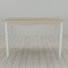 Стол кухонный Ferrum-decor Марио 75x120x80 Белый ДСП Сонома 16мм (FRD-106332)