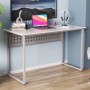 Стол письменный Майк Ferrum-decor 75x120x70 Серый металл ДСП Бетон 32 мм (FRD-106536)