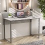 Стол письменный Скай Ferrum-decor 75x100x70 Серый металл ДСП Бетон 16 мм (FRD-106671)