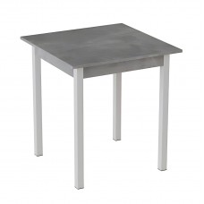 Стол кухонный Ferrum-decor Диего 75x70x70 Белый ДСП Бетон 16мм (FRD-105573)