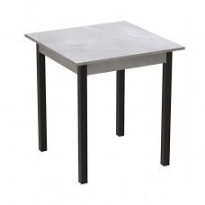 Стол кухонный Ferrum-decor Диего 75x70x70 Черный ДСП Бетон 16мм (FRD-105575)
