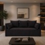 Диван прямий Мекко Monaco 2170х930 Lux IV категорія Bestseller Graphite (MEK-161720)