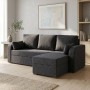 Кутовий диван ортопедичний Мекко Wilson 1950*1450 Gold IV категорія Bestseller Dark Grey (MEK-161530)