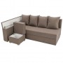 Кутовий ортопедичний диван Мекко Cube 2250×1430 Lux III категорія Austin 3 Antelope (MEK-161540)