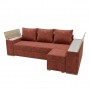 Кутовий ортопедичний диван Мекко Cube Comfort 2650x1600 Lux IV категорія Bestseller Terracotta (MEK-161760)