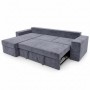 Кутовий ортопедичний диван Мекко Epoh 3000х1800 Gold II категорія Allure Premium Cool Grey (MEK-161610)