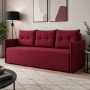 Диван розкладний ортопедичний Мекко Erne 2060х950мм Bonel Standart Hard Plus III категорія Austin 8 Ruby Red (MEK-161490)