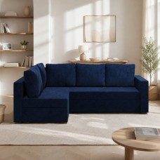 Кутовий ортопедичний диван Мекко Lincoln 2400*1500 Pocket Spring Cocos I категорія Riviera 078 (MEK-161280)