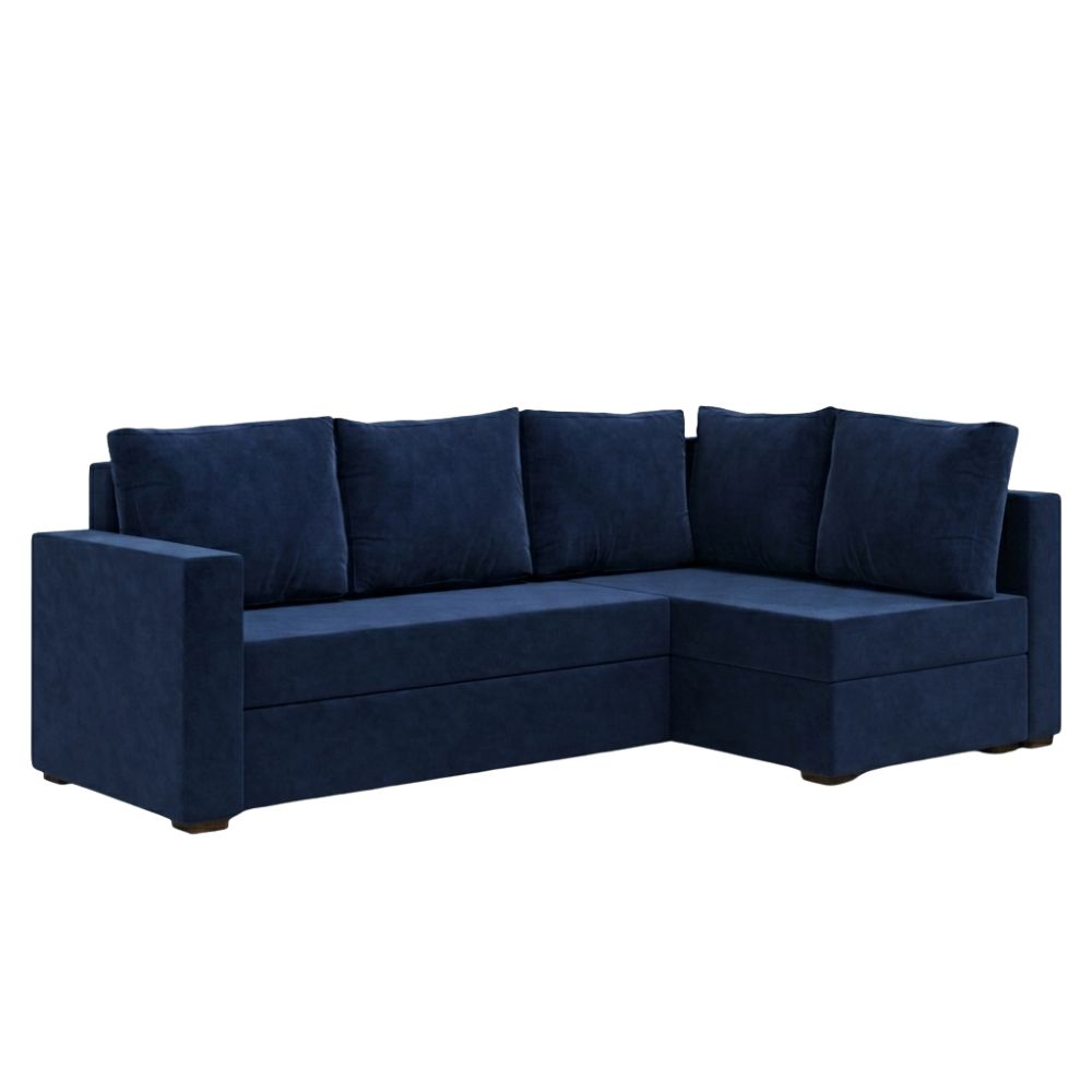 Кутовий ортопедичний диван Мекко Lincoln 2400*1500 Pocket Spring Cocos I категорія Riviera 078 (MEK-161280)