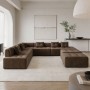 Угловой диван Мекко Paradise 3500*3500 Perfect IV категория Bestseller Latte (MEK-161510)