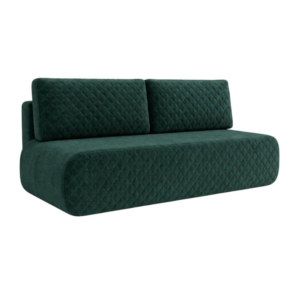 Ортопедичний диван Мекко Polo 2080*860 Bonel Standart Hard Plus IV категорія Bestseller Emerald (MEK-161069)