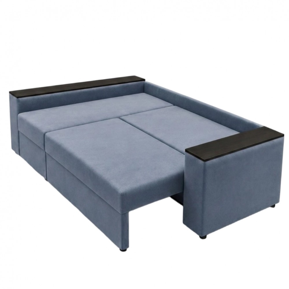 Кутовий ортопедичний диван Мекко Senator 2500x1500 Gold IV категорія Bestseller Blue Fog (MEK-161750)