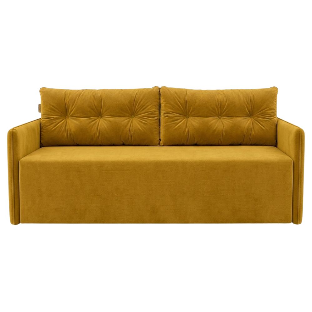 Ортопедический диван Мекко Yes! 2050x860 Pocket Spring Cocos II категория Allure Premium Yellow (MEK-161119)
