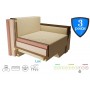 Диван ортопедичний поворотний Мекко Mercury 3000*2150 Pocket Spring Cocos III категорія Austin 17 Silver (MEK-161099)