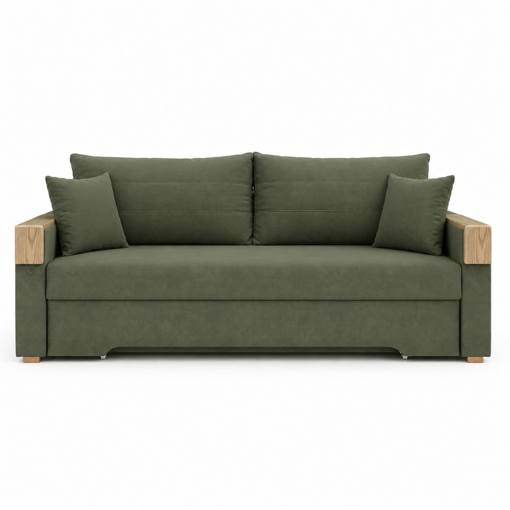 Ортопедичний розкладний диван Мекко Reston 2250×960 Bonel Standart Hard Plus I категорія Riviera 035 (MEK-161171)