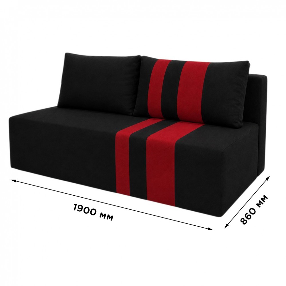 Ортопедический диван Мекко Cool 1900*860 мм Bonel Standart Hard Plus I категория тканини Riviera 100/Riviera 061 (MEK-161291)