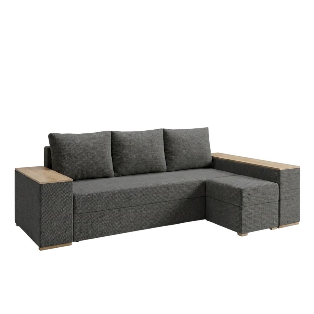 Угловой ортопедический диван Мекко Cube Comfort 2650x1600 Bonel Standart Hard Plus ткань Bagama 32 (MEK-161751)
