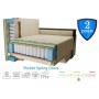 Ортопедичний розкладний диван Мекко Reston 2250×960 Pocket Spring Cocos I категорія Riviera 035 (MEK-161181)