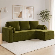 Кутовий диван ортопедичний Мекко Wilson 1950*1450 Pocket Spring Cocos I категорія Riviera 036 (MEK-161522)