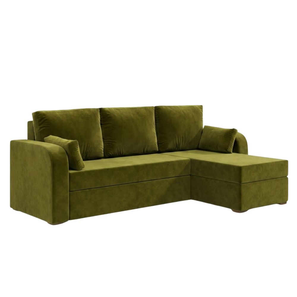 Угловой диван ортопедический Мекко Wilson 1950*1450 Pocket Spring Cocos I категория Riviera 036 (MEK-161522)