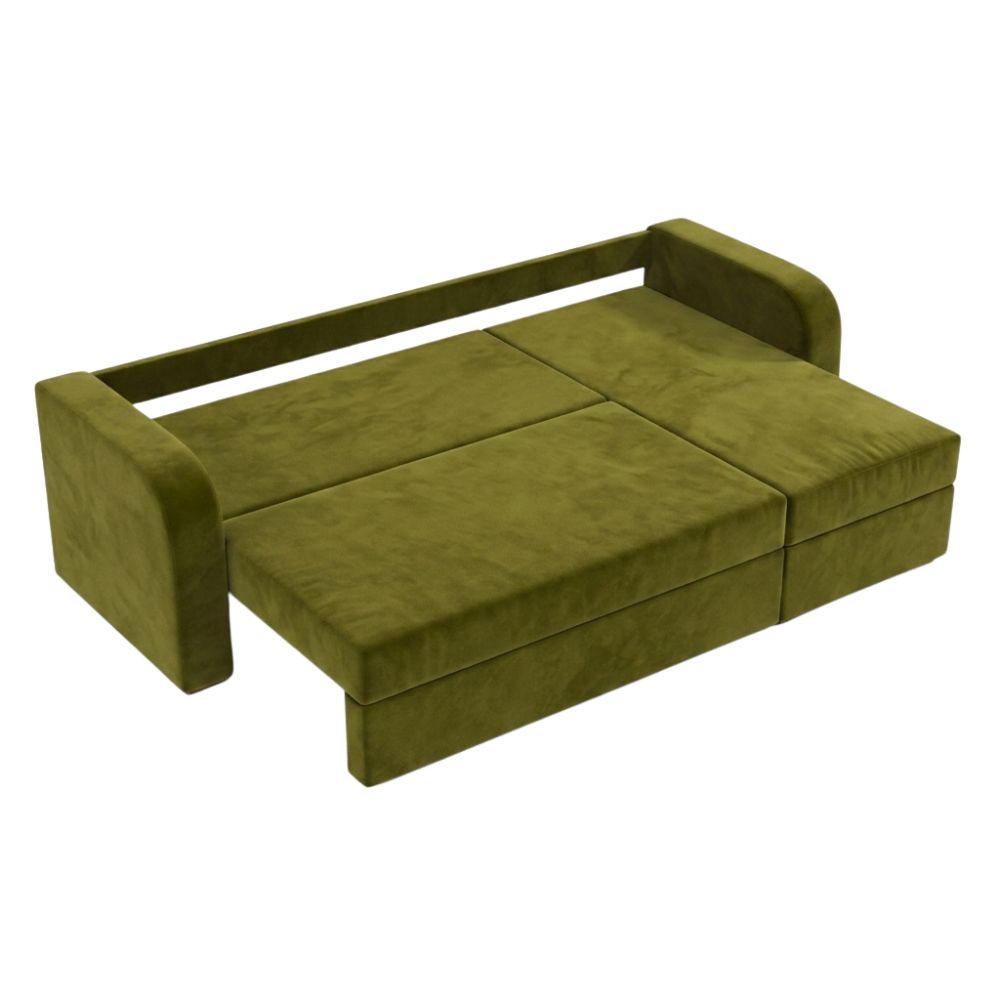 Угловой диван ортопедический Мекко Wilson 1950*1450 Pocket Spring Cocos I категория Riviera 036 (MEK-161522)
