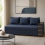 Ортопедичний диван Мекко Compact 2200×960 Lux III категорія Austin 15 Deep Blue (MEK-161622)