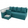 Кутовий ортопедичний диван Мекко Cube 2250×1430 Pocket Spring Cocos тканина Bagama 16 (MEK-161542)