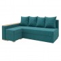 Кутовий ортопедичний диван Мекко Cube 2250×1430 Pocket Spring Cocos тканина Bagama 16 (MEK-161542)