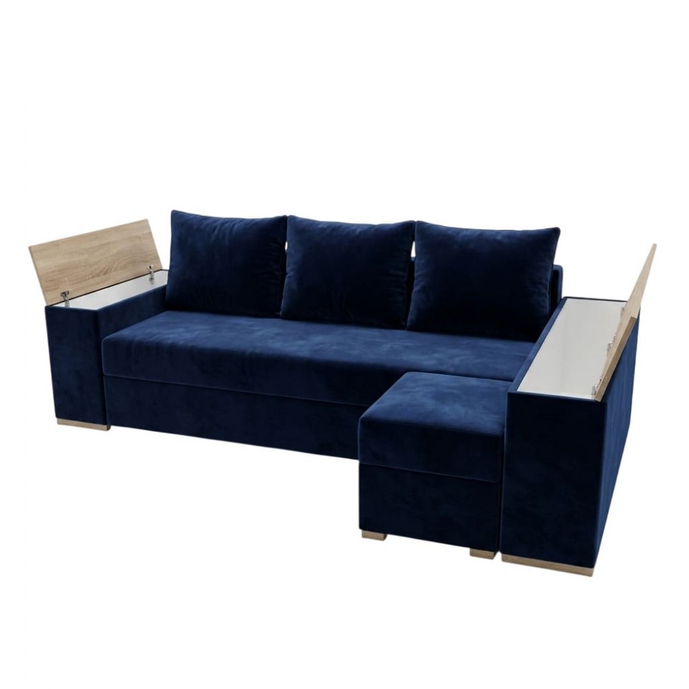 Кутовий ортопедичний диван Мекко Cube Comfort 2650x1600 Pocket Spring Cocos I категорія Riviera 079 (MEK-161762)