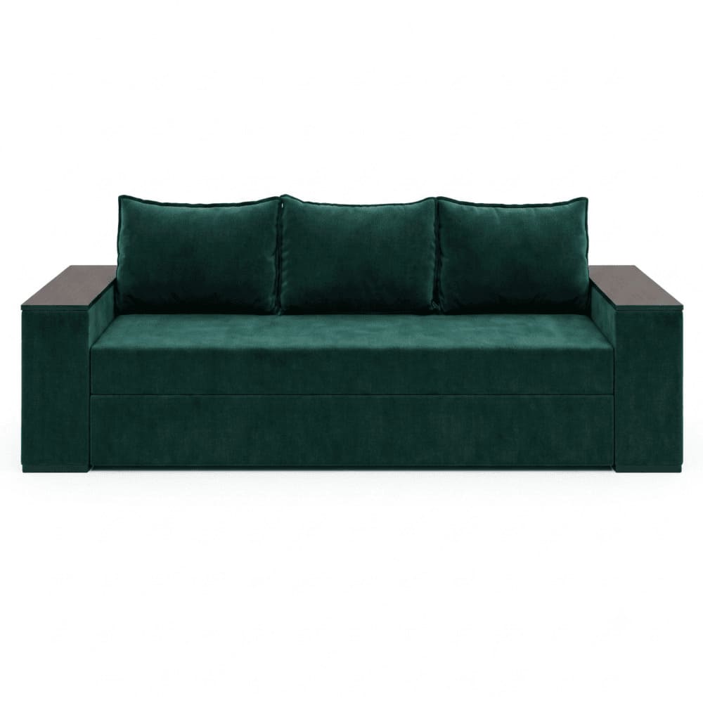 Ортопедичний диван Мекко Elite Comfort 2500×960 Lux II категорія Allure Premium Dark Green (MEK-161051)