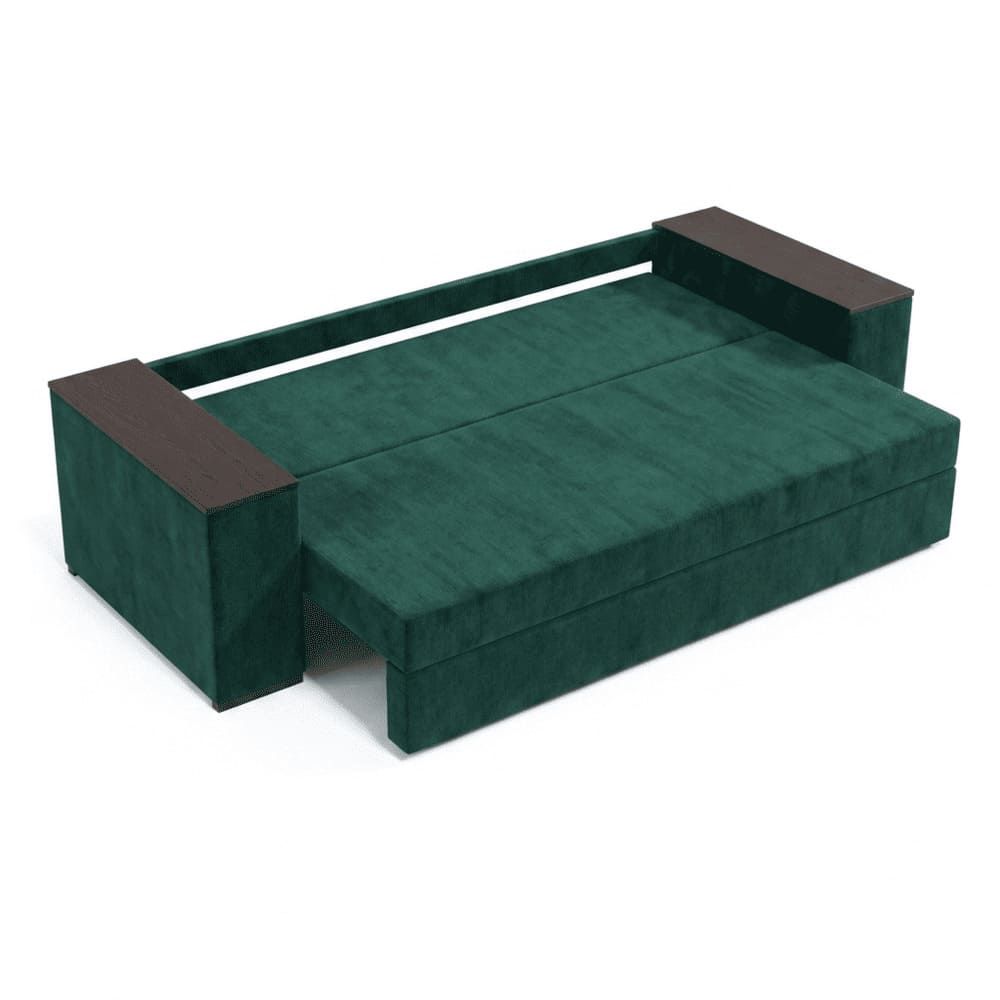 Ортопедичний диван Мекко Elite Comfort 2500×960 Lux II категорія Allure Premium Dark Green (MEK-161051)