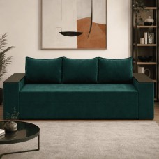 Ортопедичний диван Мекко Elite Comfort 2500×960 Gold II категорія Allure Premium Dark Green (MEK-161061)
