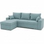 Угловой ортопедический диван Мекко Epoh 3000×1800 Bonel Standart Hard Plus IV категория Bestseller Pale Aqua (MEK-161602)