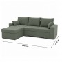 Угловой ортопедический диван Мекко Epoh 3000×1800 Bonel Standart Hard Plus IV категория Bestseller Pale Aqua (MEK-161602)