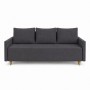 Диван прямий Mekko Madrid 2060*830 Ergo II категорія Allure Premium Dark Grey (MEK-161353)