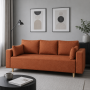 Ортопедичний диван Мекко Oslo 2300*1000 Bonel Standart Hard Plus III категорія Austin 9 Rust (MEK-161152)
