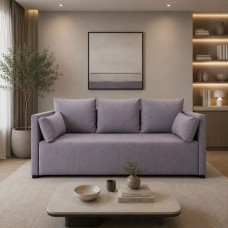 Диван прямий Мекко Monaco 2170х930 Pocket Spring Cocos II категорія Allure Premium Light Grey (MEK-161723)