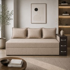 Ортопедичний диван Мекко Compact 2200×960 Gold IV категорія Bestseller Light Beige (MEK-161633)