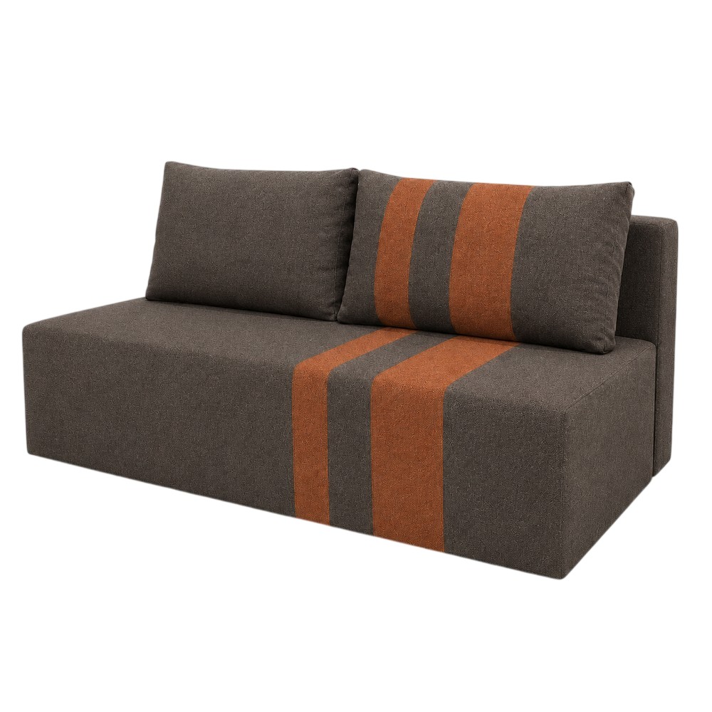 Ортопедический диван Мекко Cool 1900*860 мм Bonel Standart Hard Plus III категория ткани Austin Fossil/Austin Rust (MEK-161293)