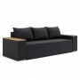 Ортопедичний диван Мекко Elite Comfort 2500×960 Lux III категорія Austin 21 Black (MEK-161052)