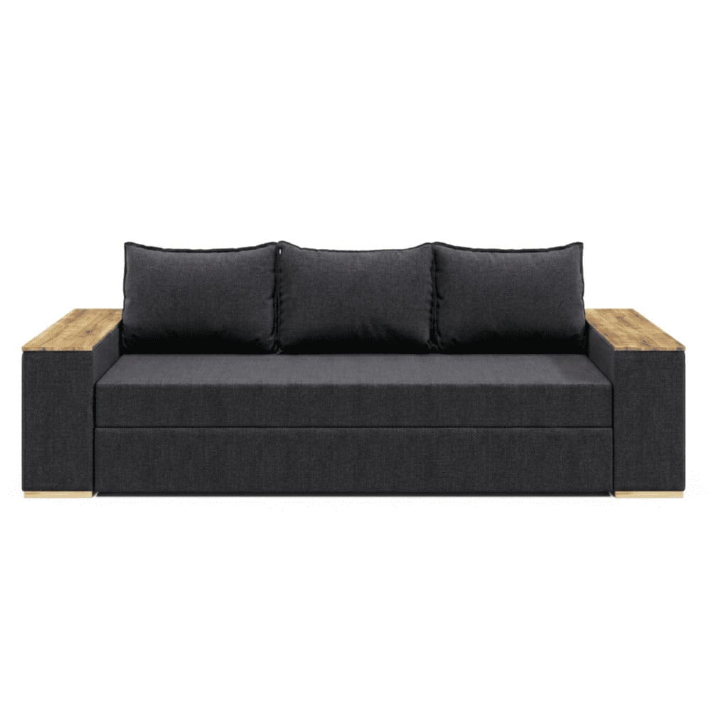 Ортопедичний диван Мекко Elite Comfort 2500×960 Lux III категорія Austin 21 Black (MEK-161052)