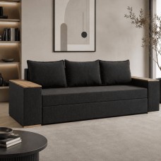 Ортопедичний диван Мекко Elite Comfort 2500×960 Gold III категорія Austin 21 Black (MEK-161062)