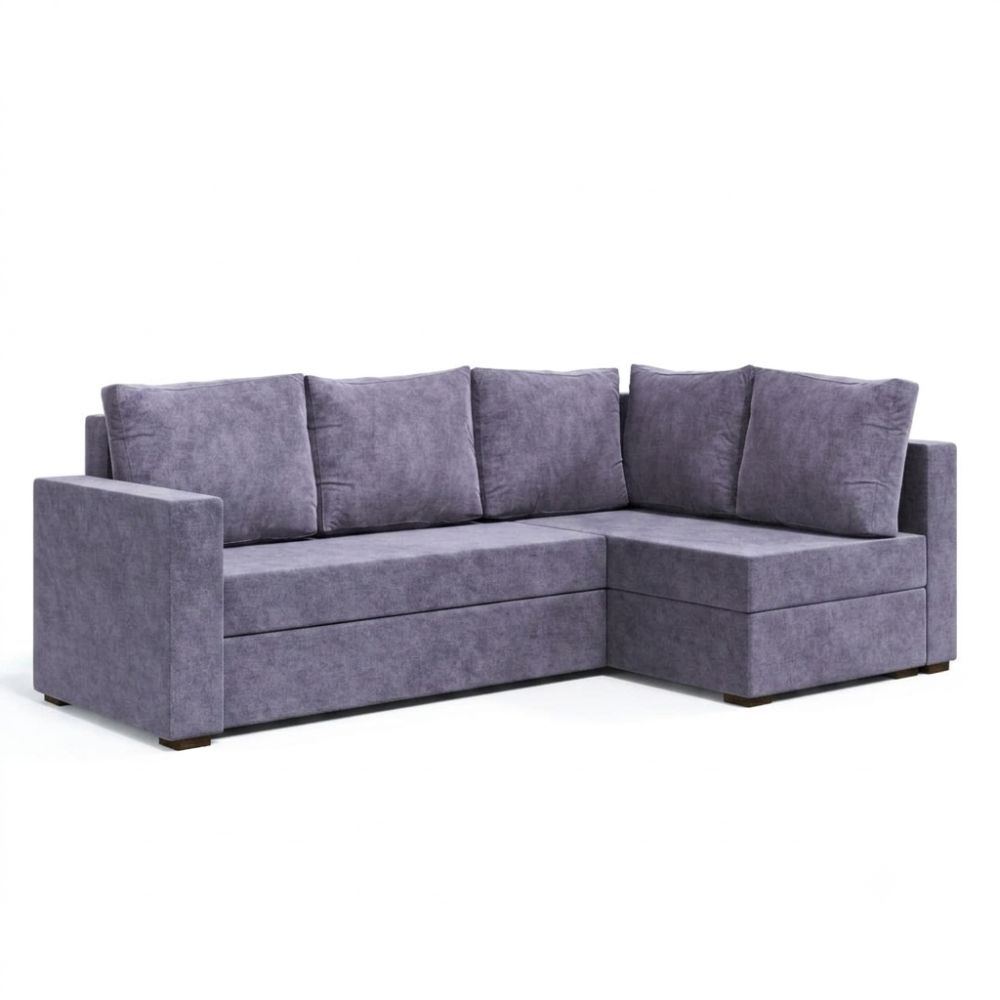 Кутовий ортопедичний диван Мекко Lincoln 2400*1500 Bonel Standart Hard Plus IV категорія Bestseller Dusty Violet (MEK-161273)