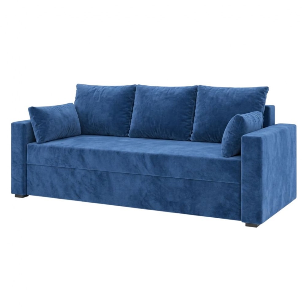 Диван раскладной ортопедический Мекко Lincoln 2300×1000 мм Pocket Spring Cocos II категория Allure Premium Denim (MEK-161323)
