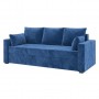 Диван раскладной ортопедический Мекко Lincoln 2300×1000 мм Pocket Spring Cocos II категория Allure Premium Denim (MEK-161323)